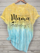 Damen für die beste Mama alles liebe zum muttertag Kurzarm-T-Shirt zartstils